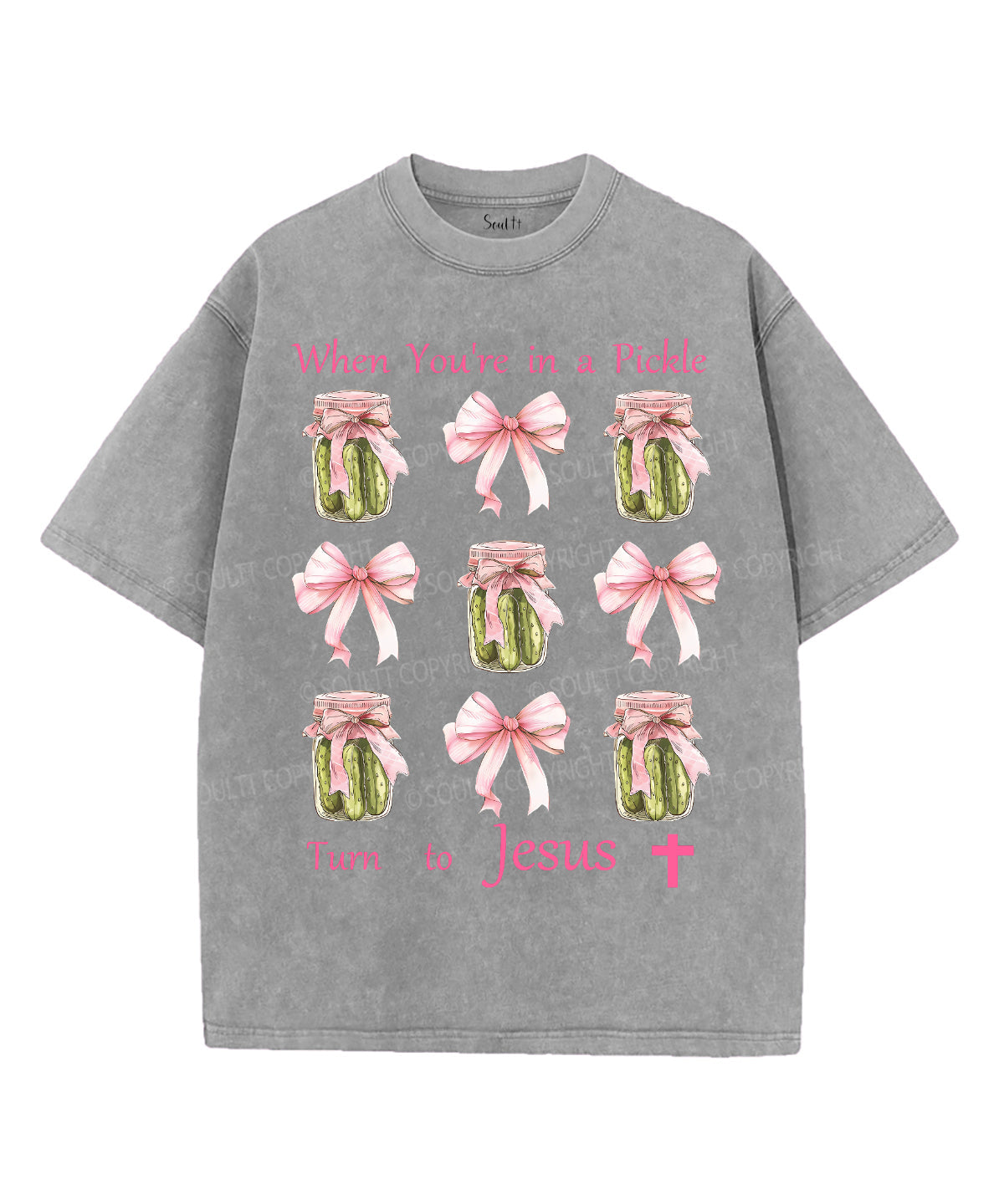 Turn To Jesus Unisex Washed Christian T-shirt Hoodie, Sweatshirt | CiraTrend.com (Image 3)