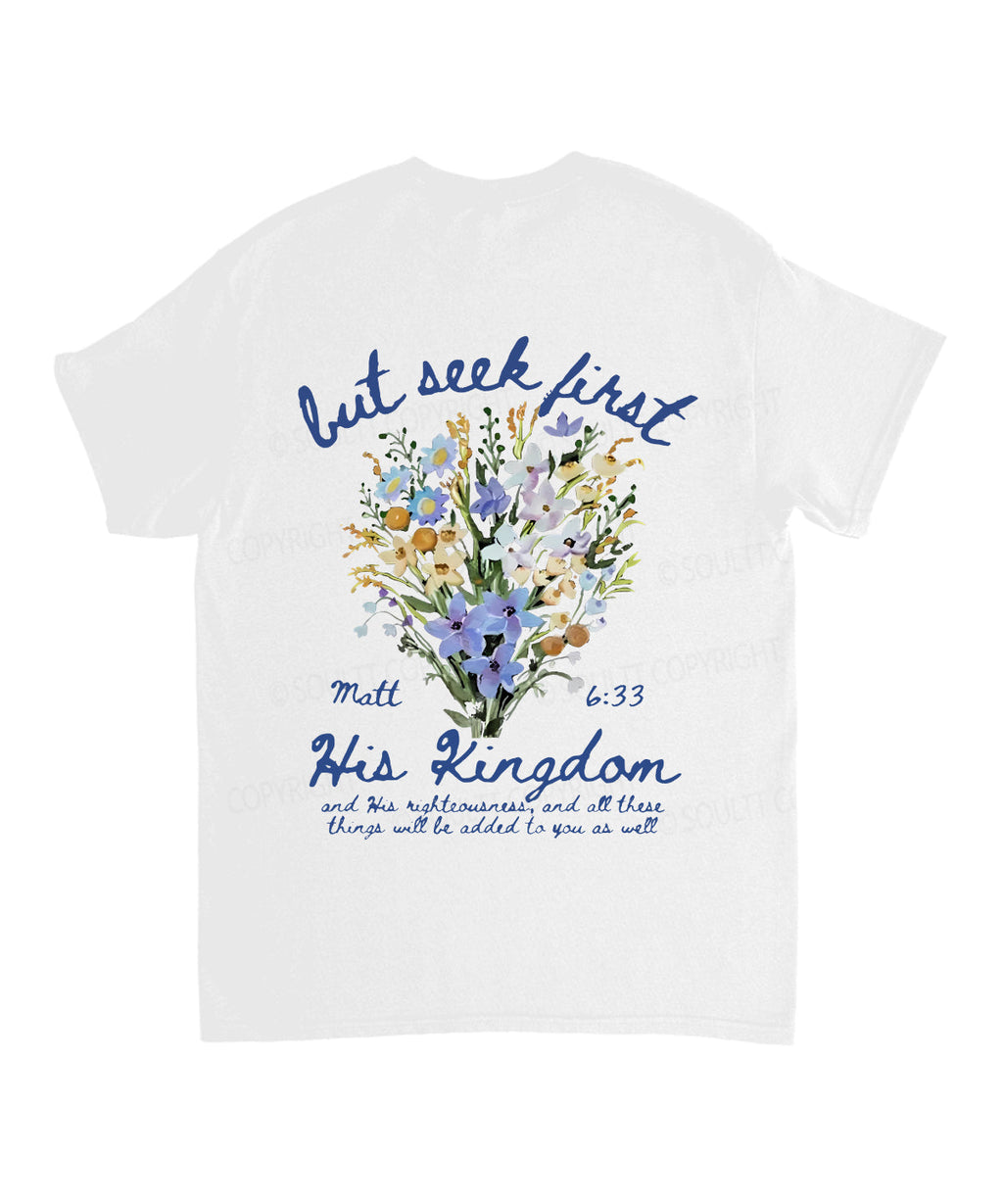 His Kingdom Double Sided Cotton Christian T-Shirts, Hoodie, Sweatshirt