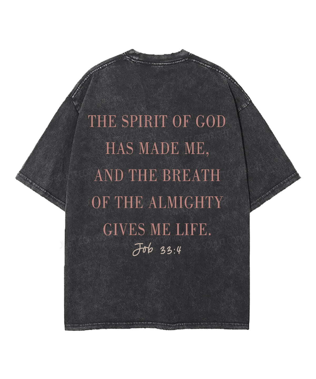 YHWH Double Sided Unisex Washed Christian T-shirt Hoodie, Sweatshirt | CiraTrend.com (Image 2)