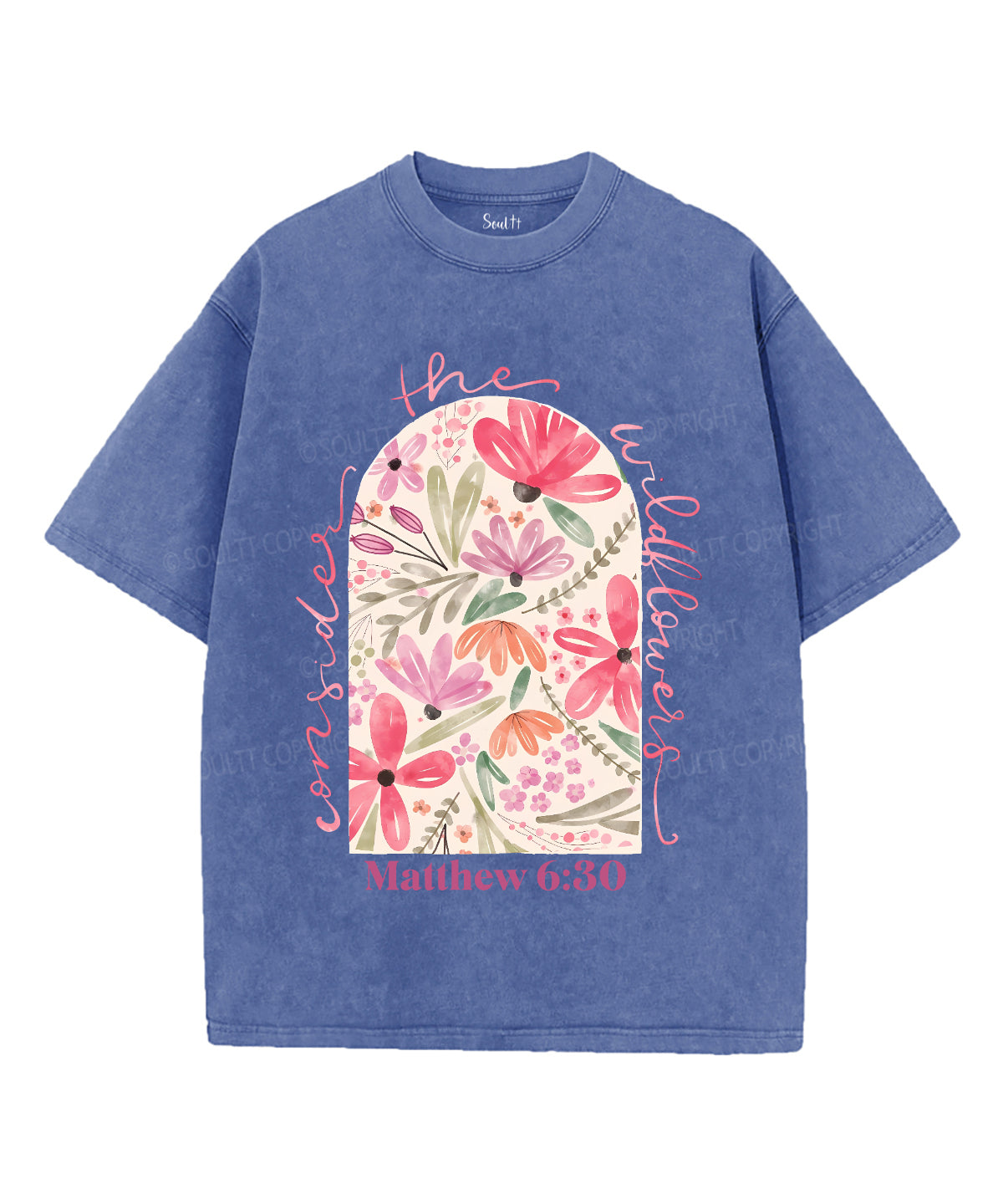 Consider Wildflowers Washed Christian T-Shirts, Hoodie, Sweatshirt