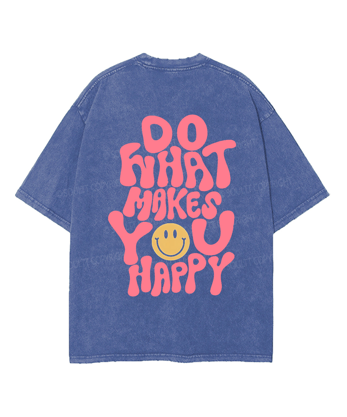 Makes You Happy Double Sided Unisex Washed Christian T-shirt Hoodie, Sweatshirt | CiraTrend.com (Image 2)