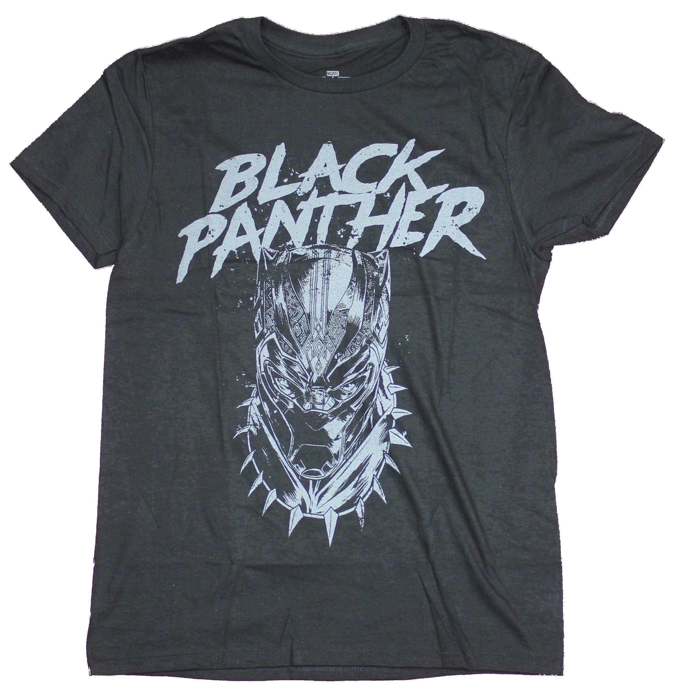 Black Panther Mens  T-Shirt - Gray Sketch Face Under Name Hoodie, Sweatshirt | CiraTrend.com