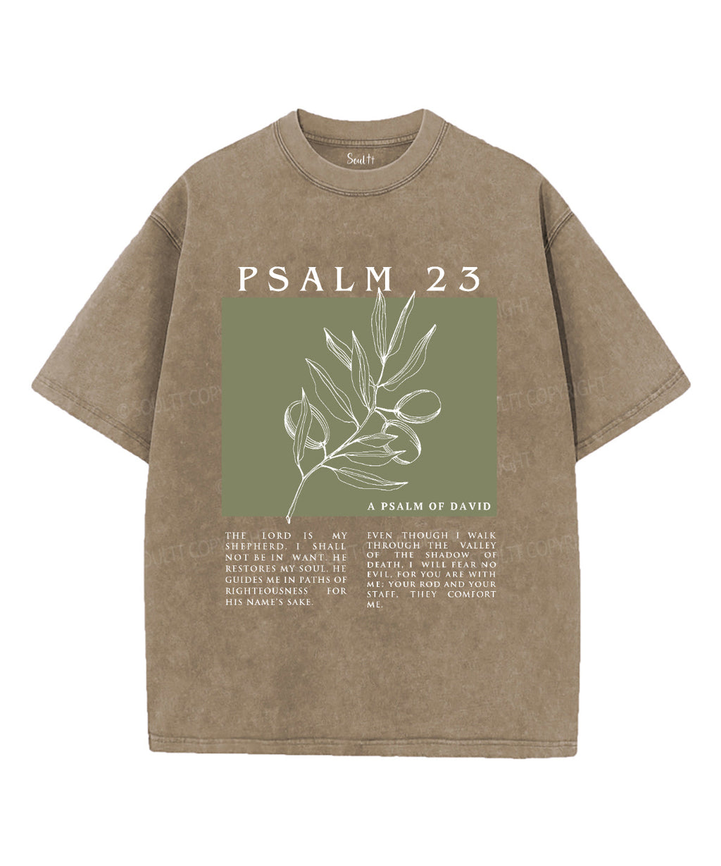 The Lord Id My Shepherd Washed Christian T-shirt Hoodie, Sweatshirt | CiraTrend.com (Image 5)