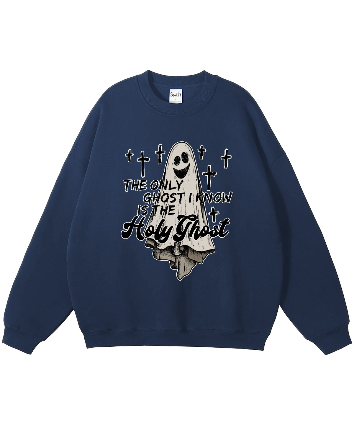 The Only Ghost Is Holy Ghost Cotton Christian Sweatshirt T-Shirts, Hoodie | CiraTrend.com (Image 5)