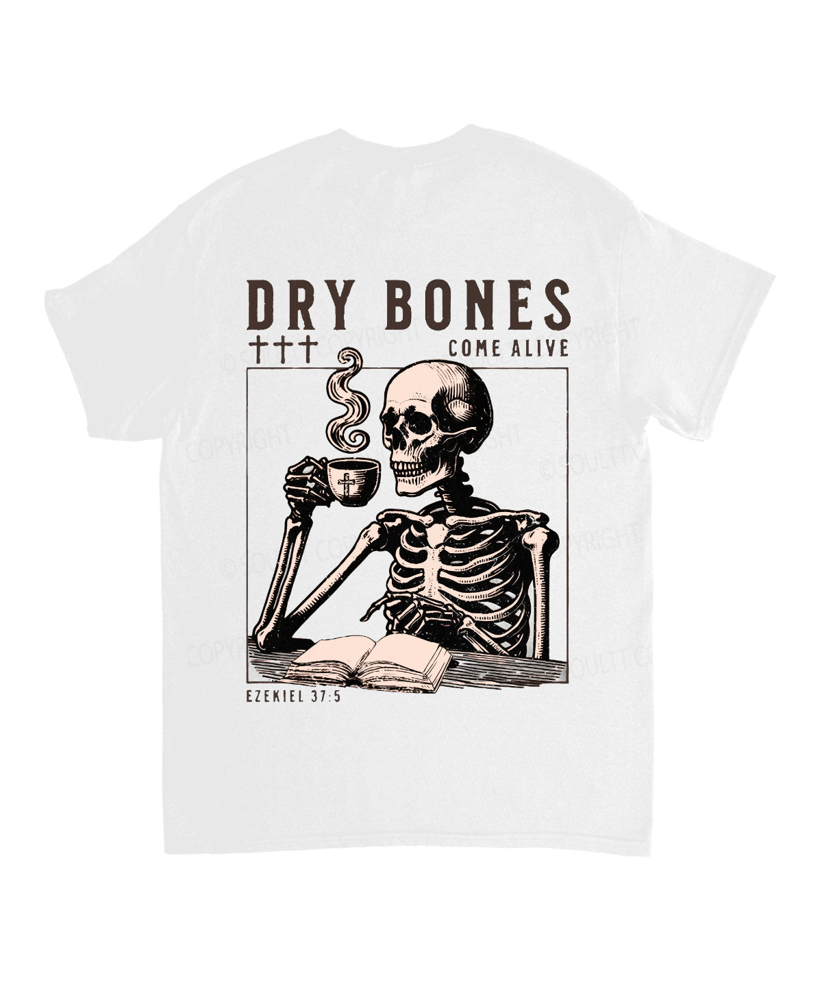 Dry Bones Double Sided Unisex Cotton Christian T-Shirt Hoodie, Sweatshirt | CiraTrend.com (Image 3)