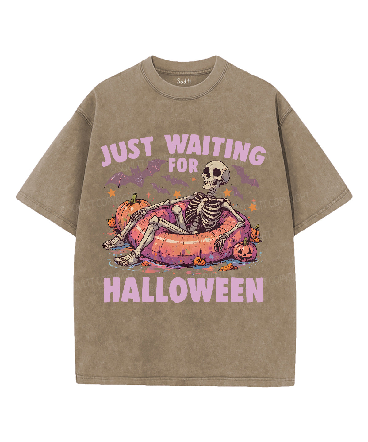 Just Waiting Halloween Washed Christian Style002 T-Shirts, Hoodie, Sweatshirt