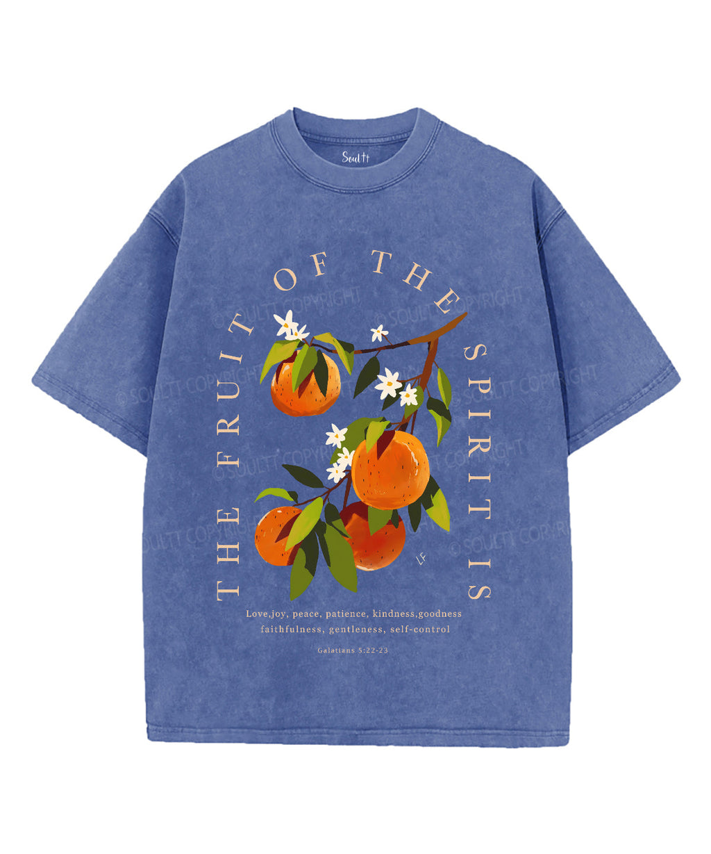Fruit Of The God Unisex Washed Christian T-shirt Hoodie, Sweatshirt | CiraTrend.com (Image 4)