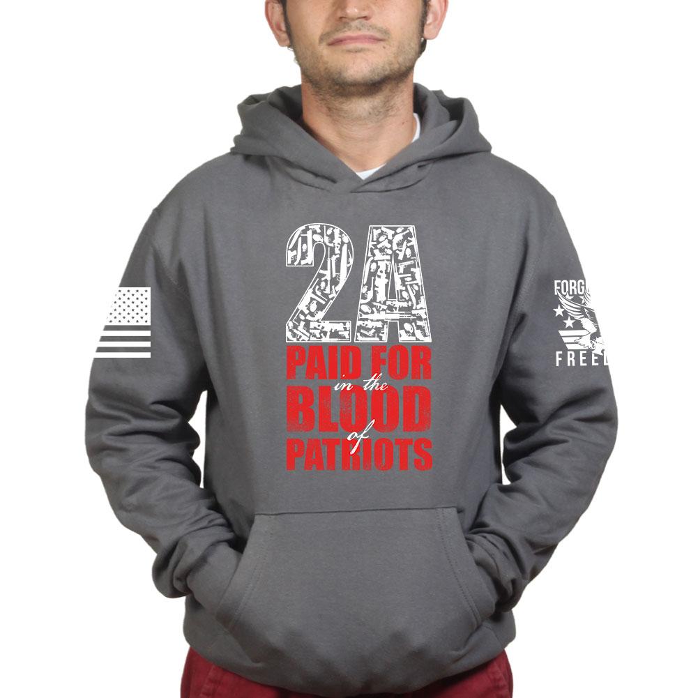 2A Paid For In Blood of Patriots Hoodie Style001