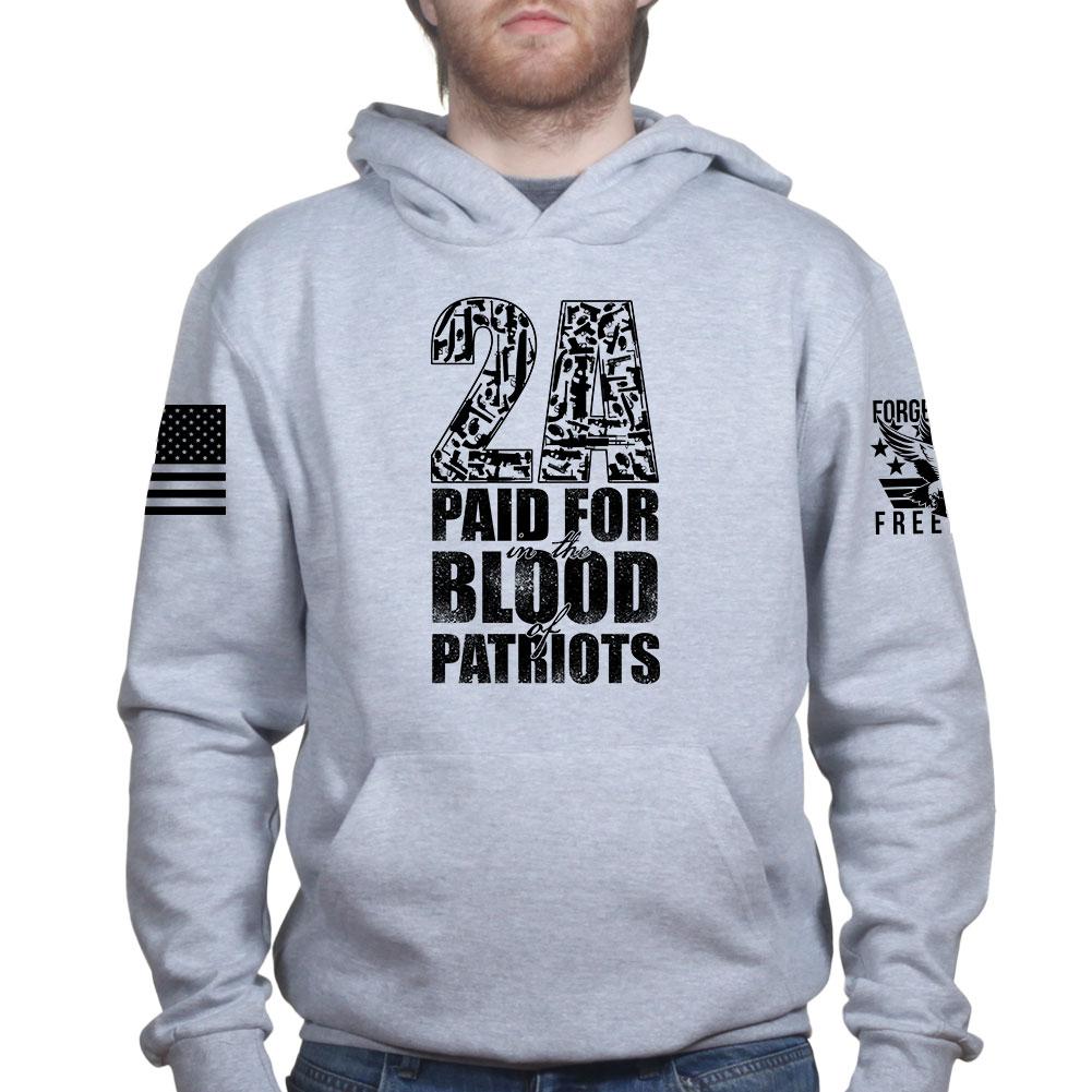2A Paid For In Blood of Patriots Hoodie Style001