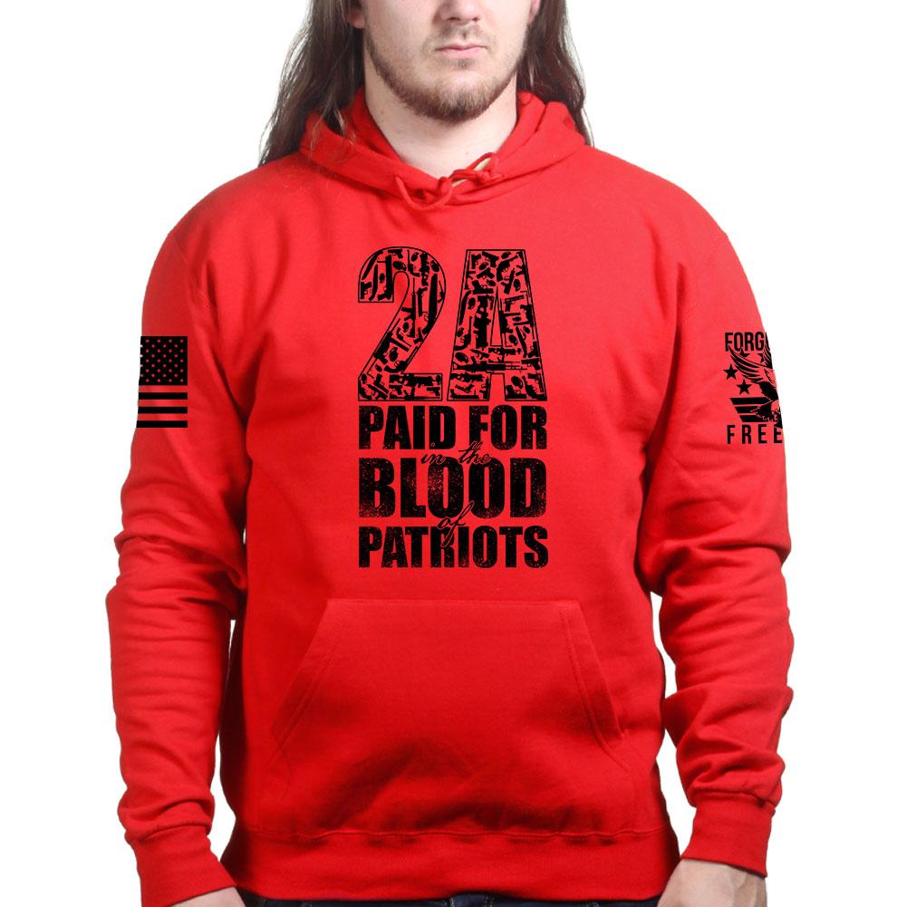 2A Paid For In Blood of Patriots Hoodie Style001