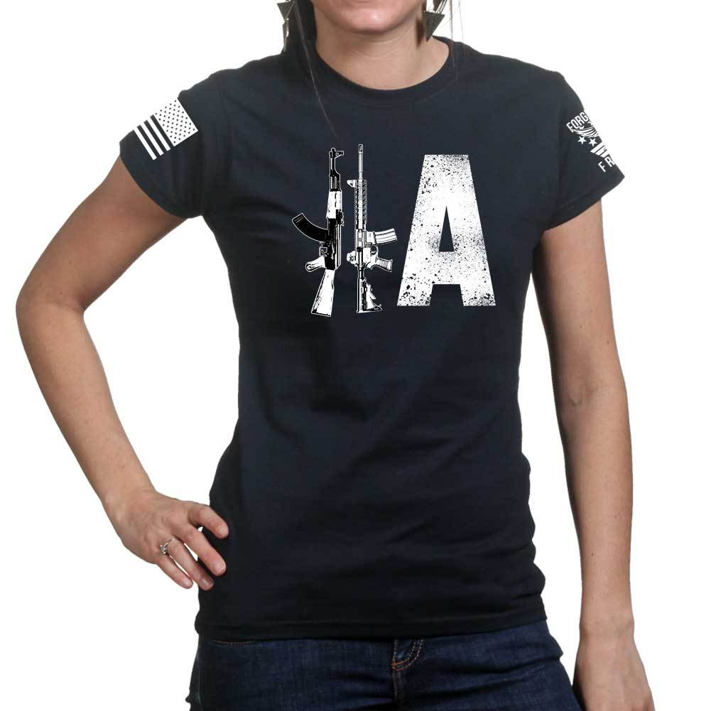 2A Rifles Ladies T-shirt Style001