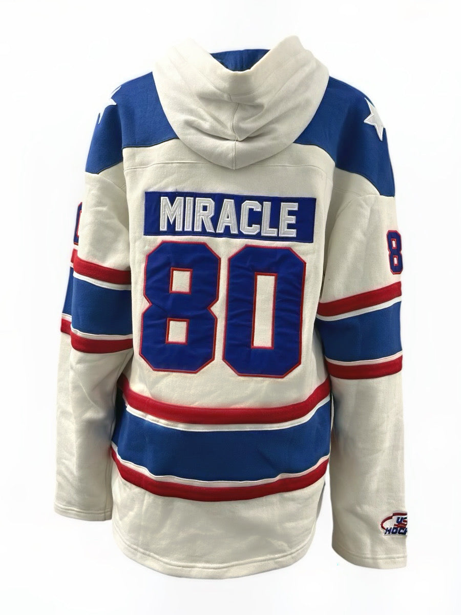 1980 Miracle on Ice  45th Anniversary (1980-2025) Official Lace Hoodie T-Shirts, Sweatshirt | CiraTrend.com (Image 3)