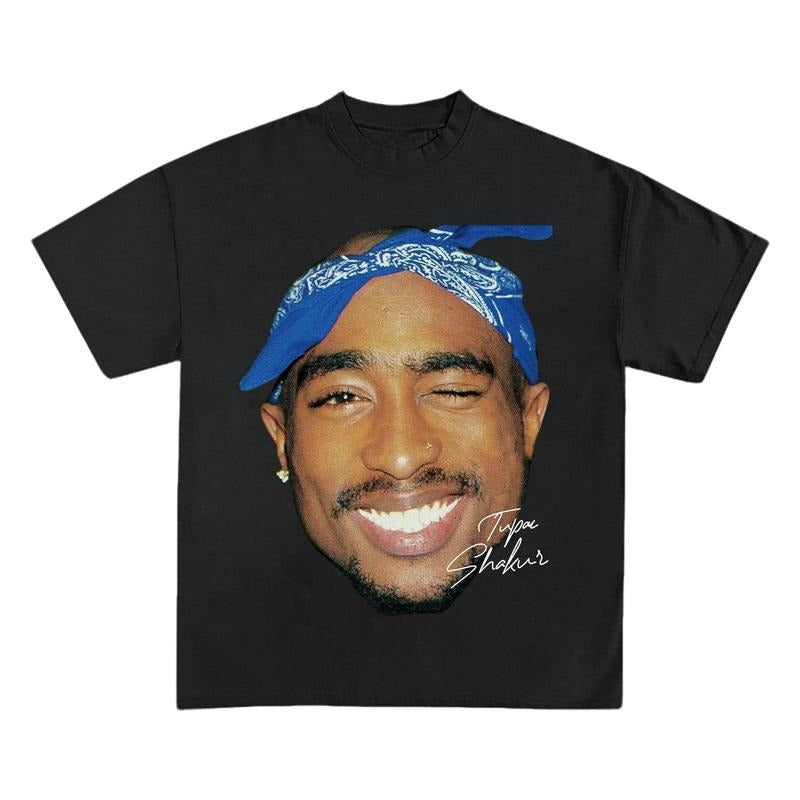 2Pac 2025 Vintage Shirt Top Music Fan Gift Tee Casual Streetwear Styles Summer