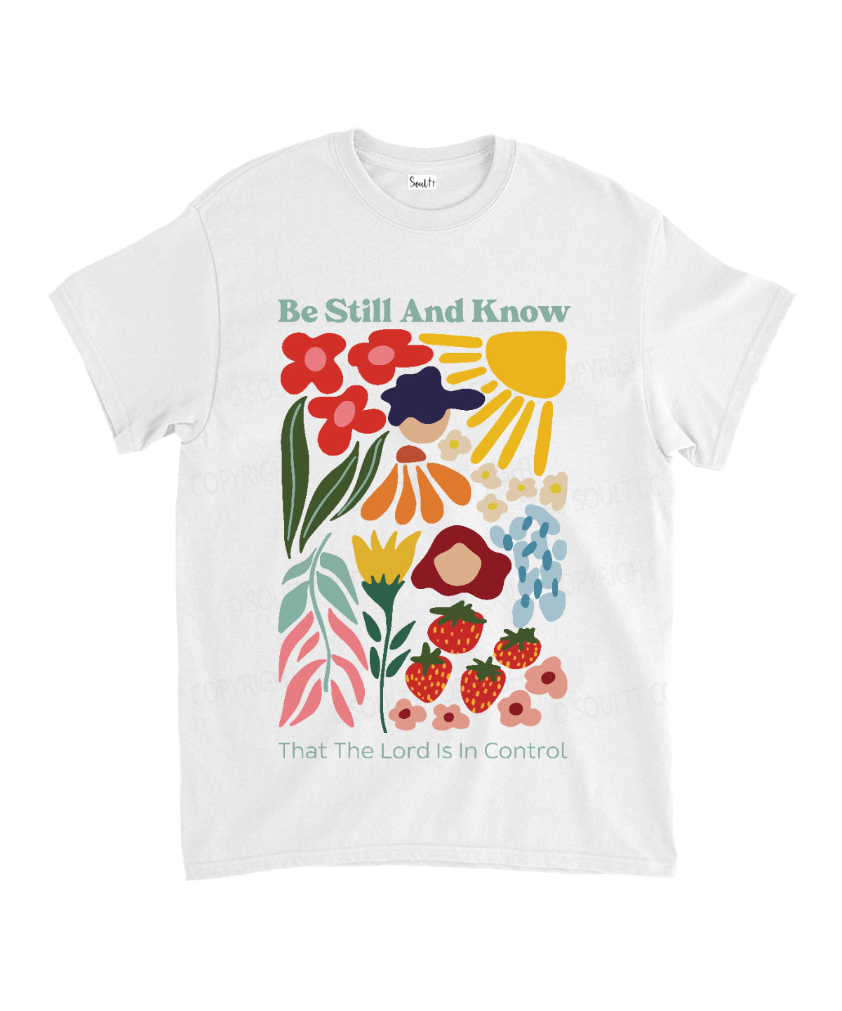 Be Still and Know That the Lord is in Control Unisex Cotton Christian T-Shirt Hoodie, Sweatshirt | CiraTrend.com (Image 2)