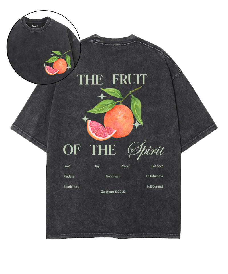 Fruit Spirit Double Sided Washed Christian Style001 T-Shirts, Hoodie, Sweatshirt