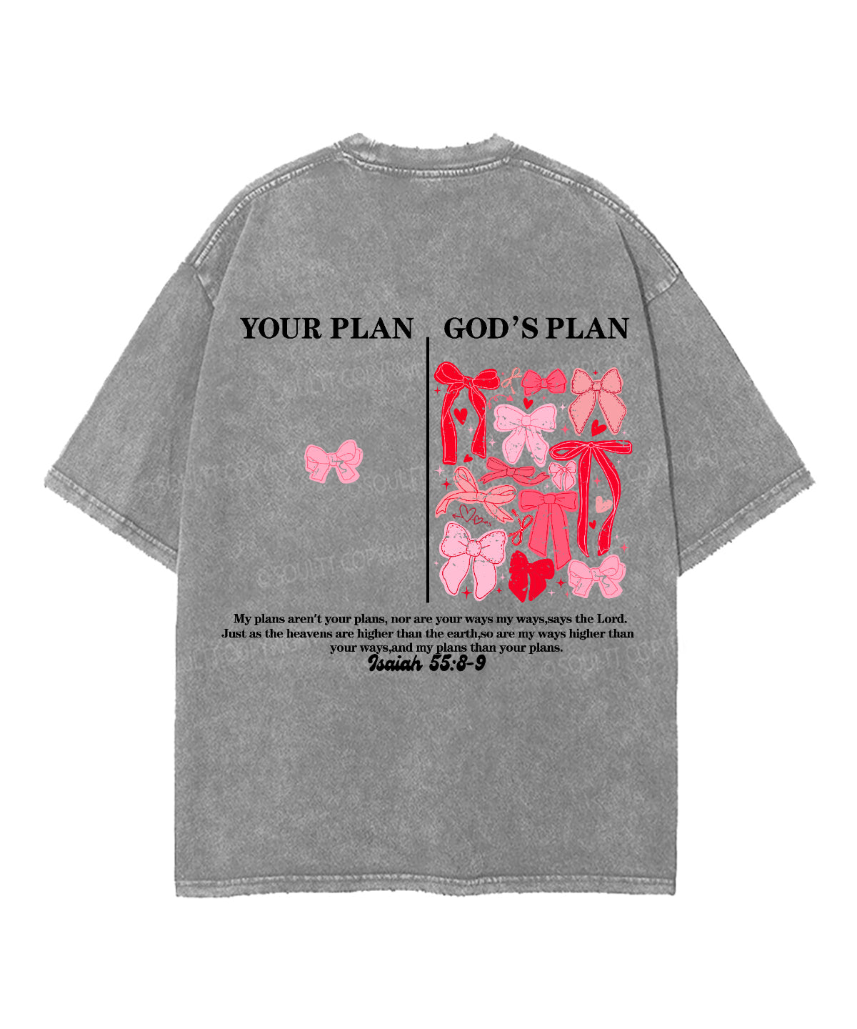 God'S PlanÂ£Â¾My Plan Double Sided Washed Christian T-Shirts, Hoodie, Sweatshirt