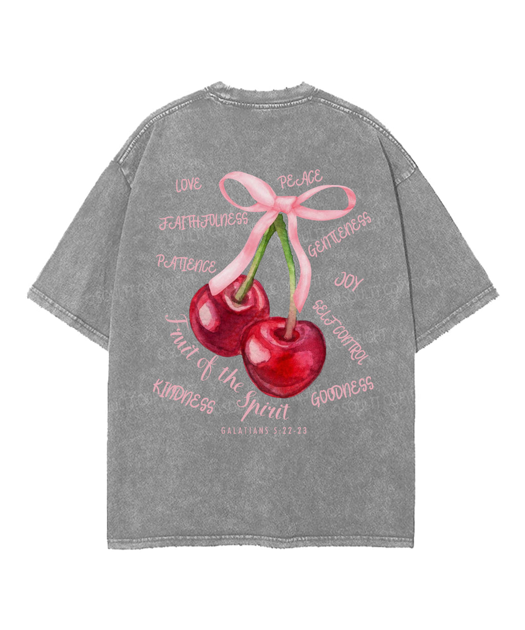 Fruit Of The Spirit Double Sided Washed Christian T-shirt Style003 Hoodie, Sweatshirt | CiraTrend.com (Image 5)