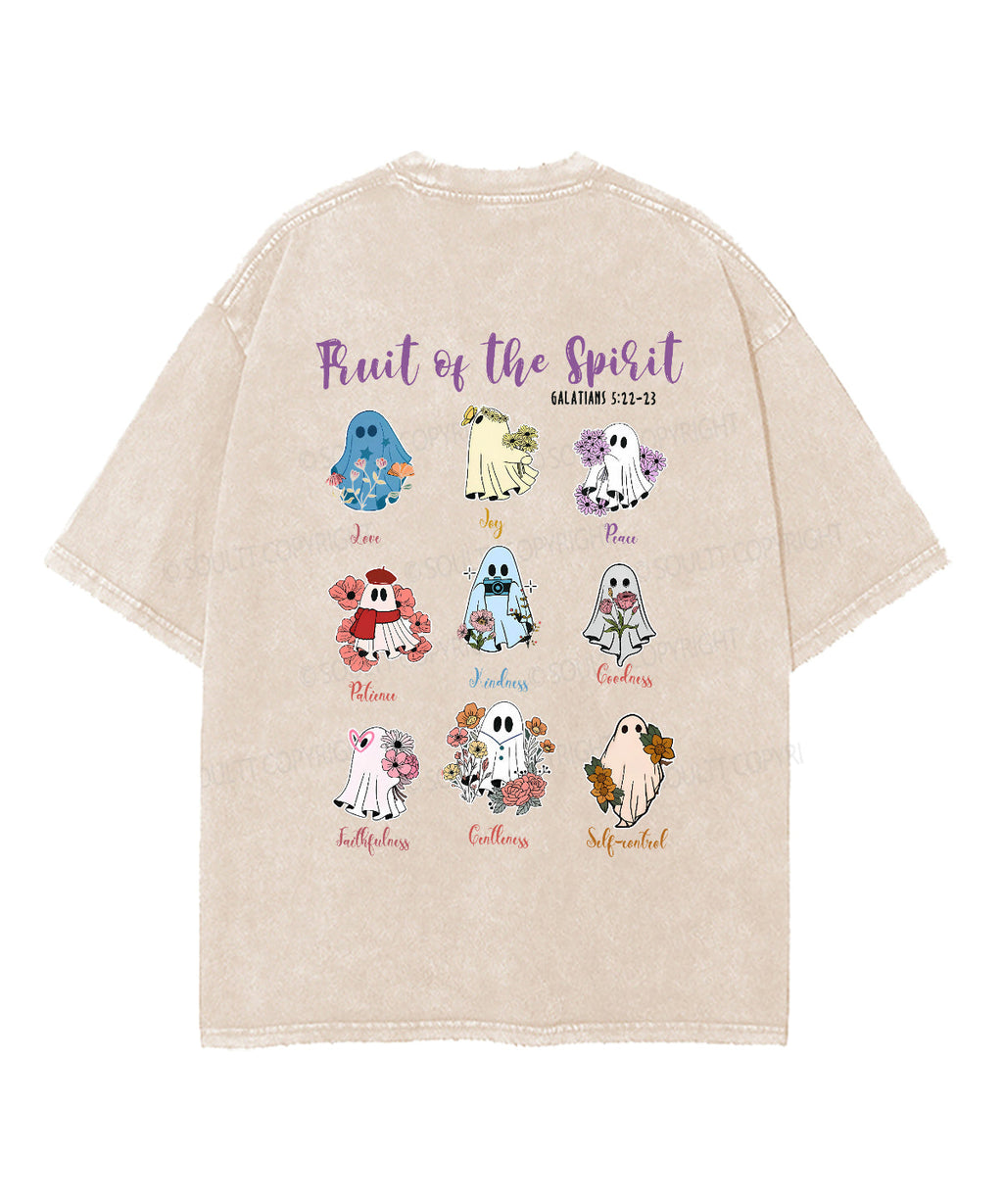 Fruit Of The Spirit Double Sided Unisex Washed Christian T-shirt Style033 Hoodie, Sweatshirt | CiraTrend.com (Image 5)