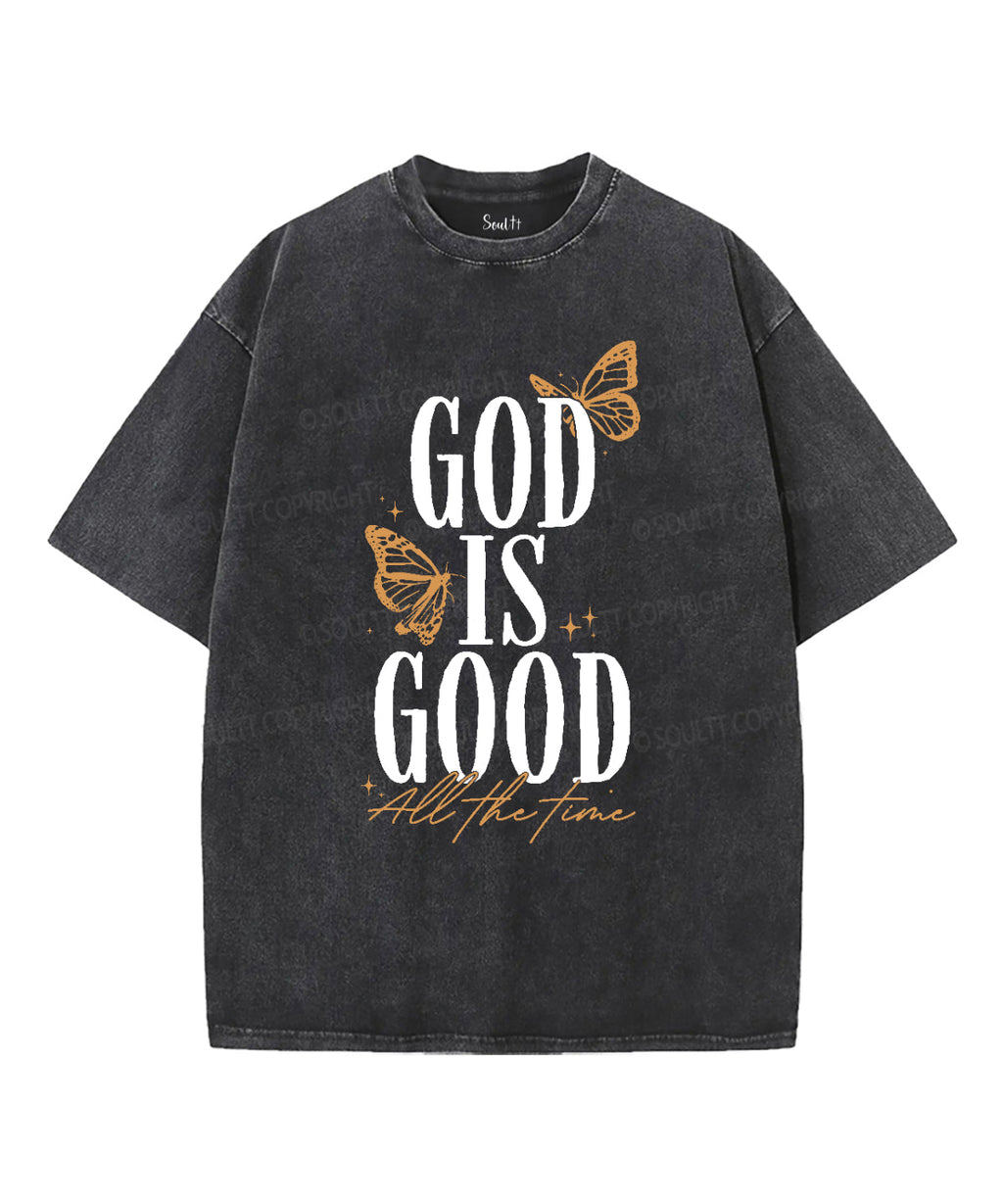 Good Is God Washed Christian T-Shirts, Hoodie, Sweatshirt