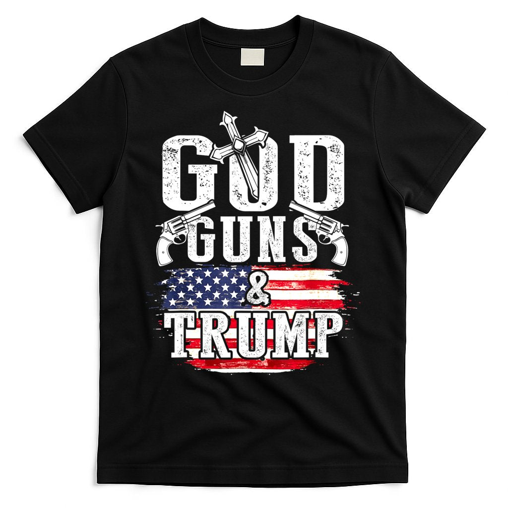 2nd Amendment God Guns And Trump T-Shirt