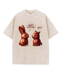 Happy Easter Unisex Washed Christian T-shirt Hoodie, Sweatshirt | CiraTrend.com (Image 1)