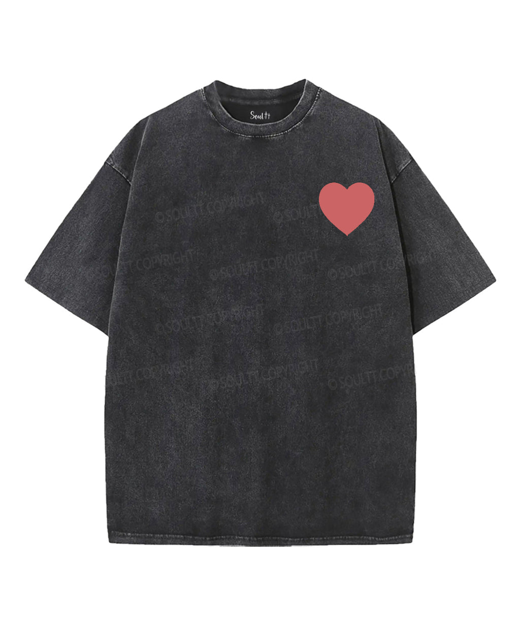 I Love Jesus Double Sided Unisex Washed Christian T-shirt Hoodie, Sweatshirt | CiraTrend.com (Image 5)