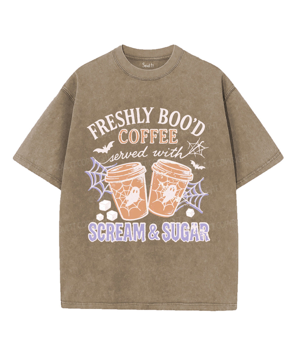 Freshly BooÃ¢â‚¬â„¢d Coffee Unisex Washed Christian T-shirt Hoodie, Sweatshirt | CiraTrend.com (Image 5)