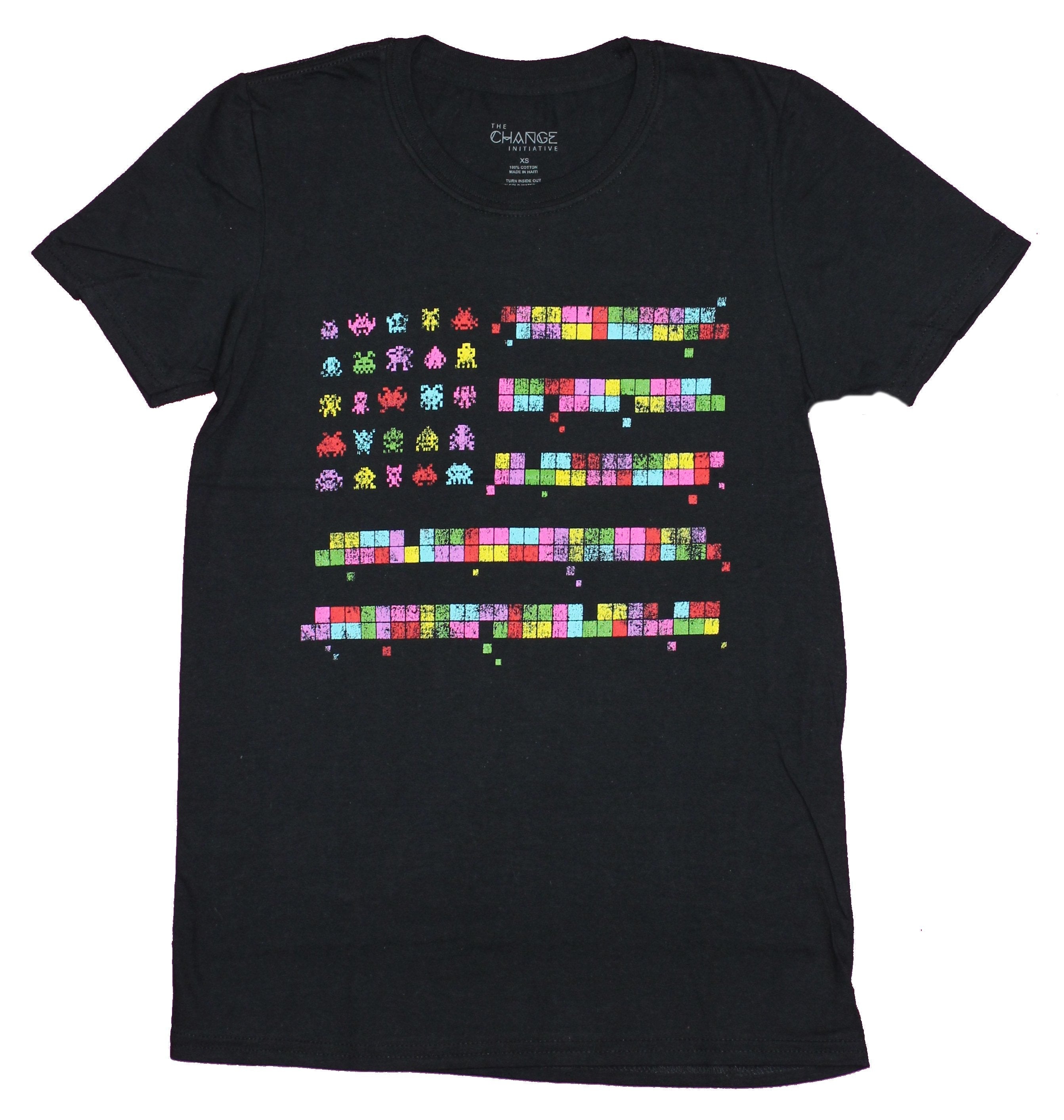 Change Initiative Distressed 8 Bit Video Game Flag T-Shirts, Hoodie, Sweatshirt