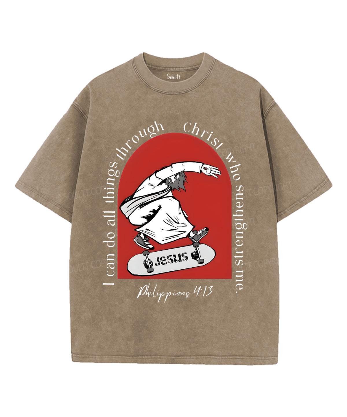 I Can Do All Things Unisex Washed Christian T-shirt Style001 Hoodie, Sweatshirt | CiraTrend.com (Image 5)