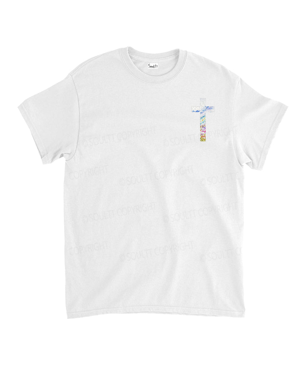 God Turns Broken Pieces Masterpieces Double Sided Cotton Christian T-Shirts, Hoodie, Sweatshirt