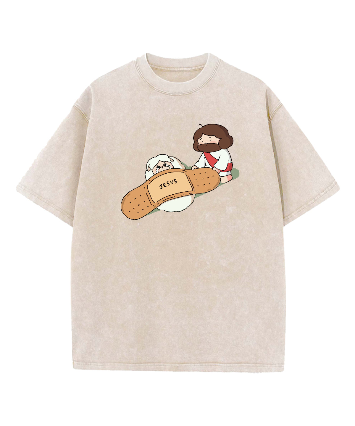 Jesus Heals Washed Christian T-shirt Hoodie, Sweatshirt | CiraTrend.com (Image 4)