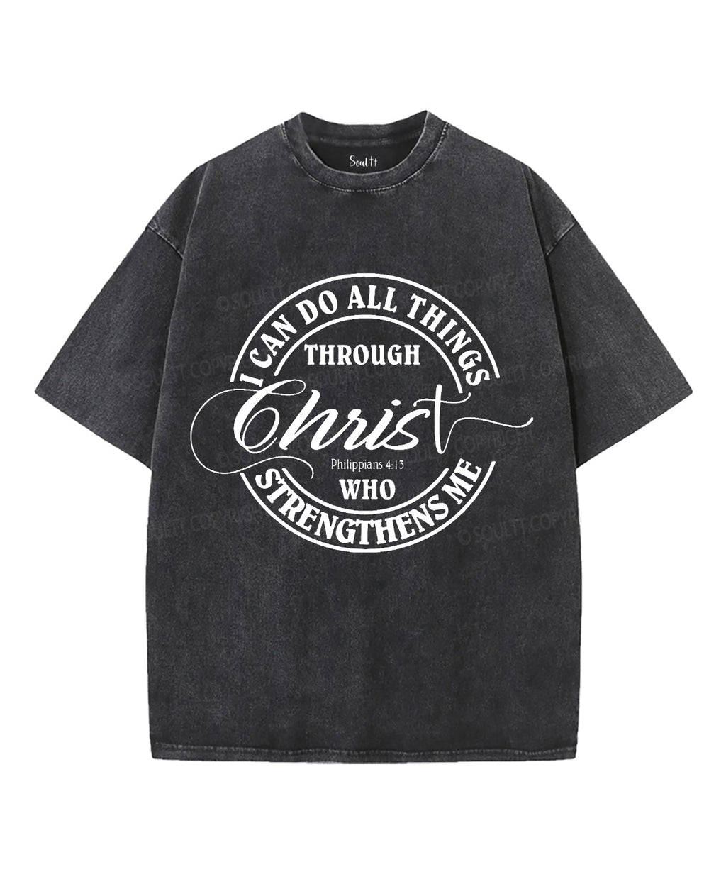 I Can Do All Things Washed Christian T-shirt Style001 Hoodie, Sweatshirt | CiraTrend.com (Image 2)
