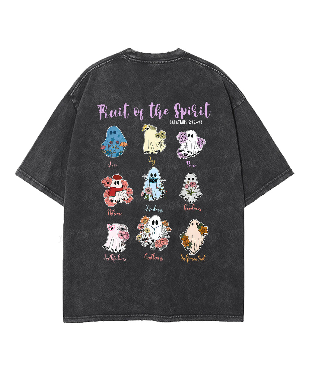 Fruit Of The Spirit Double Sided Unisex Washed Christian T-shirt Style033 Hoodie, Sweatshirt | CiraTrend.com (Image 2)
