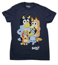 Bluey Mens T-Shirt -Chilli Bandit Bingo Bluey Over White Logo Hoodie, Sweatshirt | CiraTrend.com