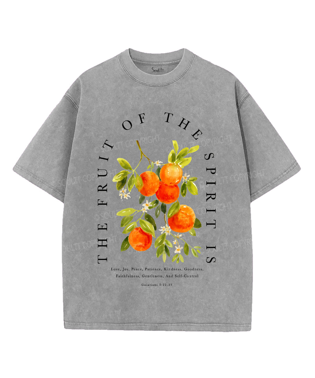 Fruit Of The Spirit Unisex Washed Christian T-shirt Style004 Hoodie, Sweatshirt | CiraTrend.com (Image 2)