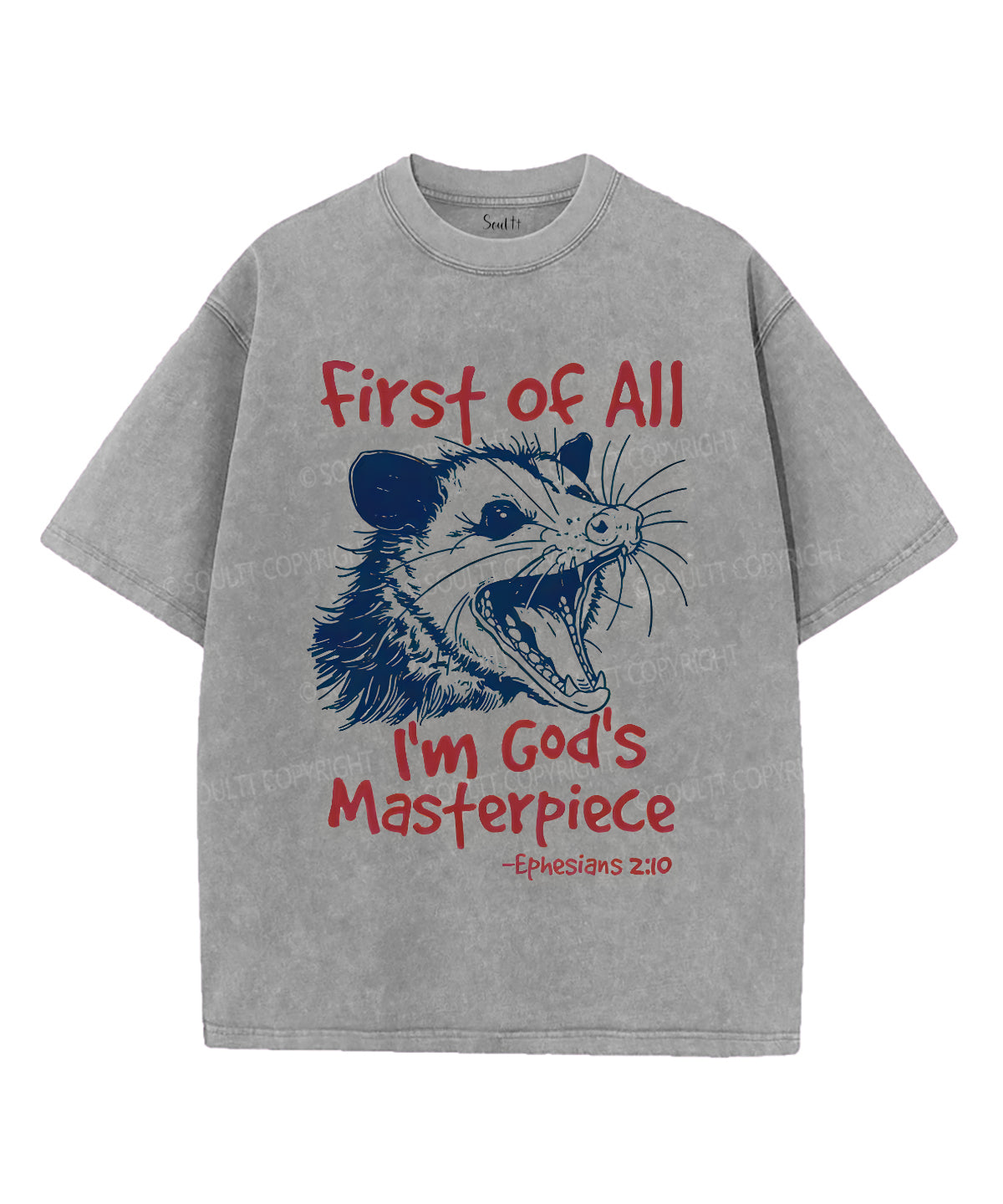 I'M God'S Masterpiece Washed Christian T-Shirts, Hoodie, Sweatshirt