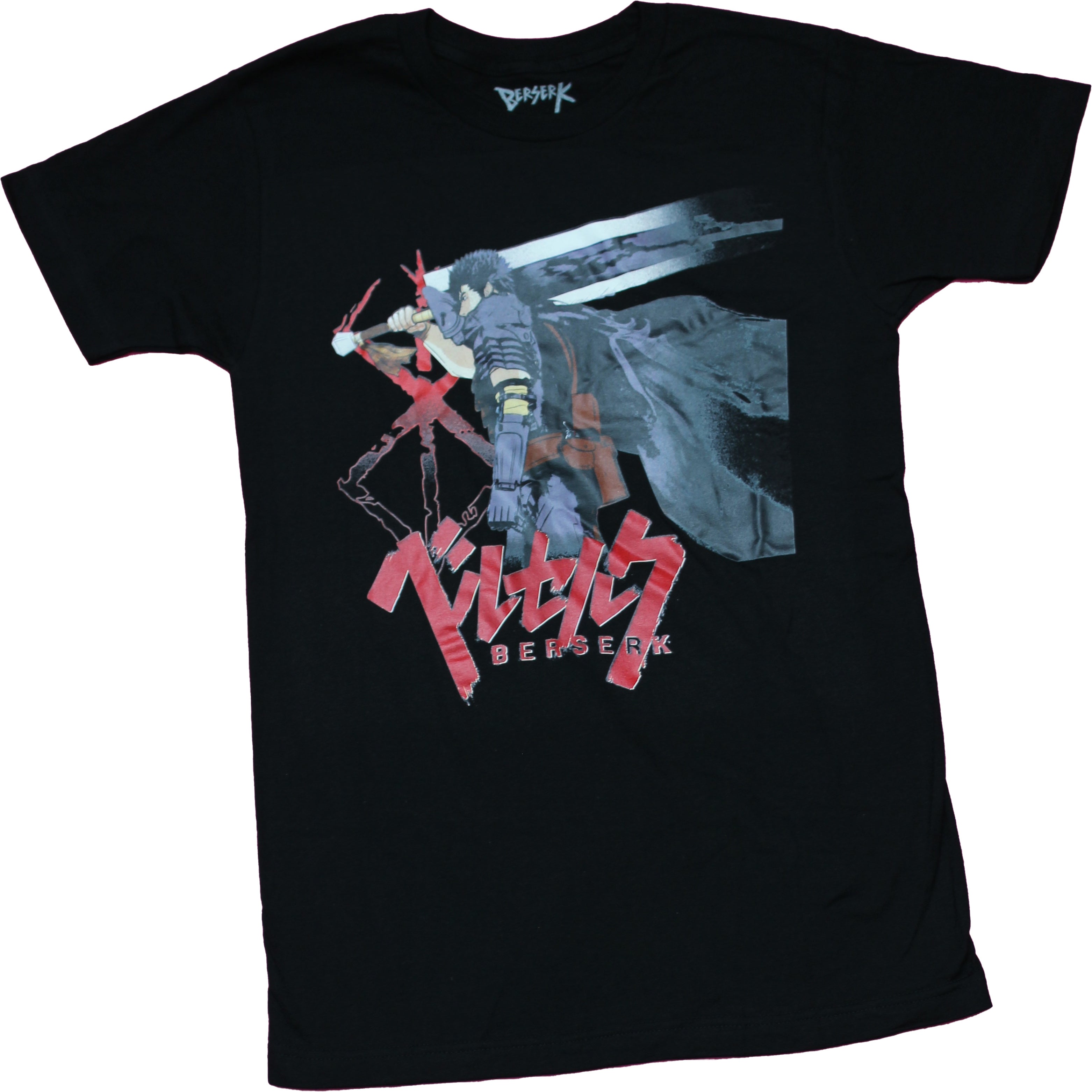 Berserk Mens T-shirt - Guts Holding Sword Over Shoulder Hoodie, Sweatshirt | CiraTrend.com