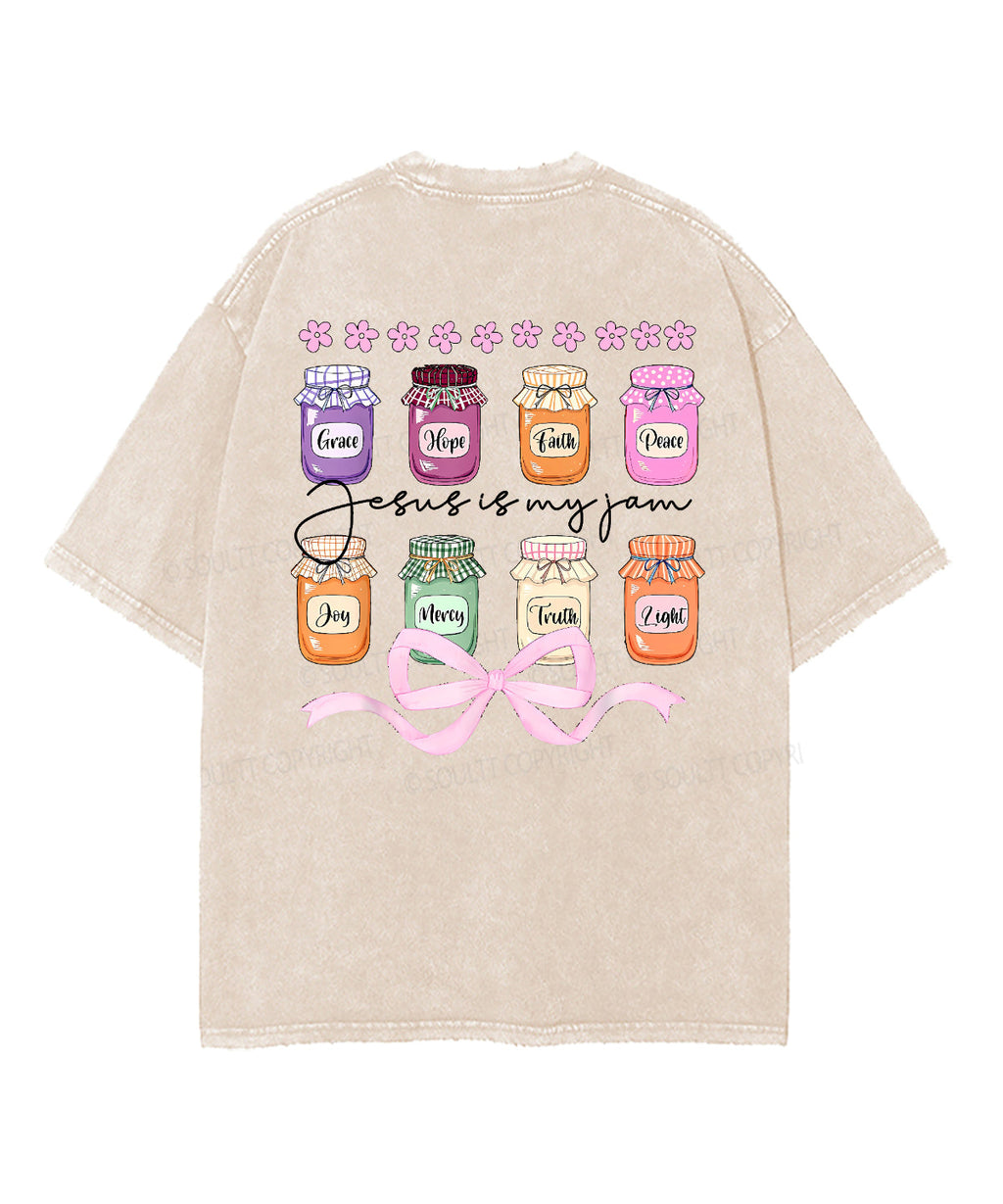 Jesus Is My Jam Double Sided Unisex Washed Christian T-shirt Style001 Hoodie, Sweatshirt | CiraTrend.com (Image 5)