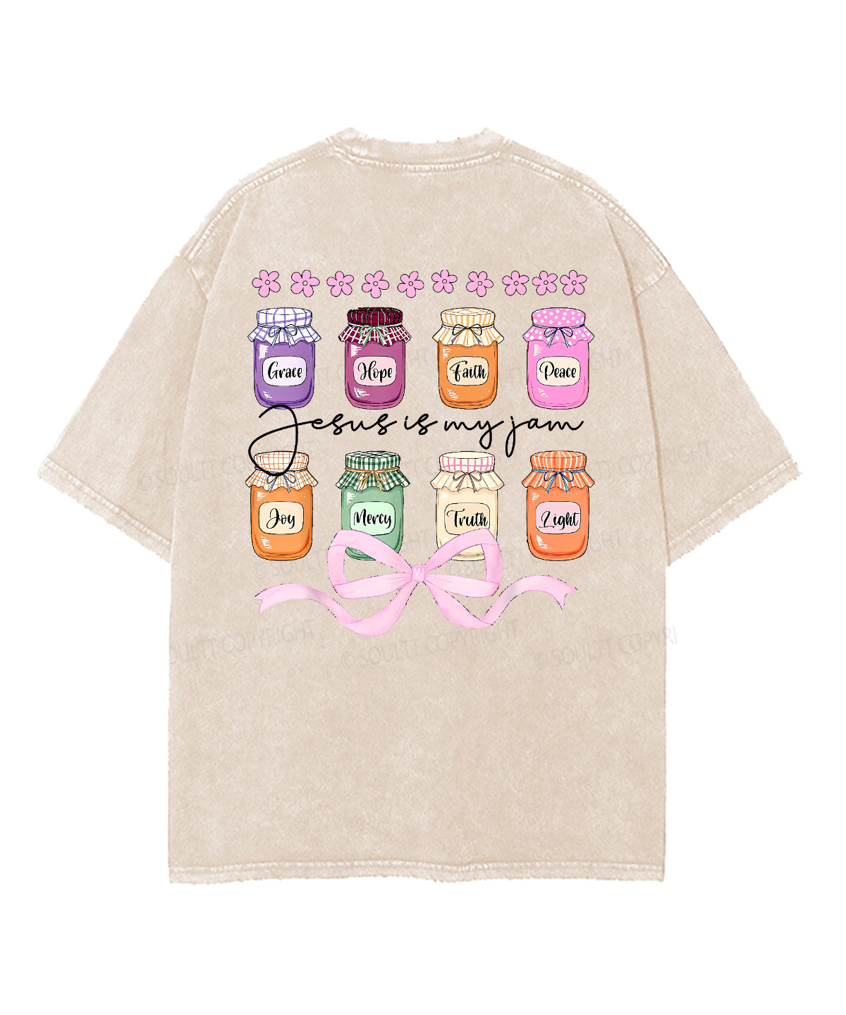 Jesus Is My Jam Double Sided Unisex Washed Christian T-shirt Style001 Hoodie, Sweatshirt | CiraTrend.com (Image 5)