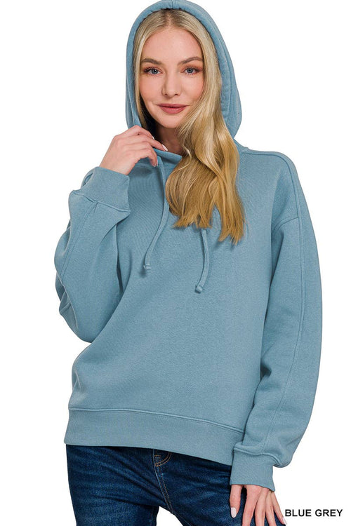 0805 Fleece Kangaroo Pocket Hoodie Sweatshirts SI-27191