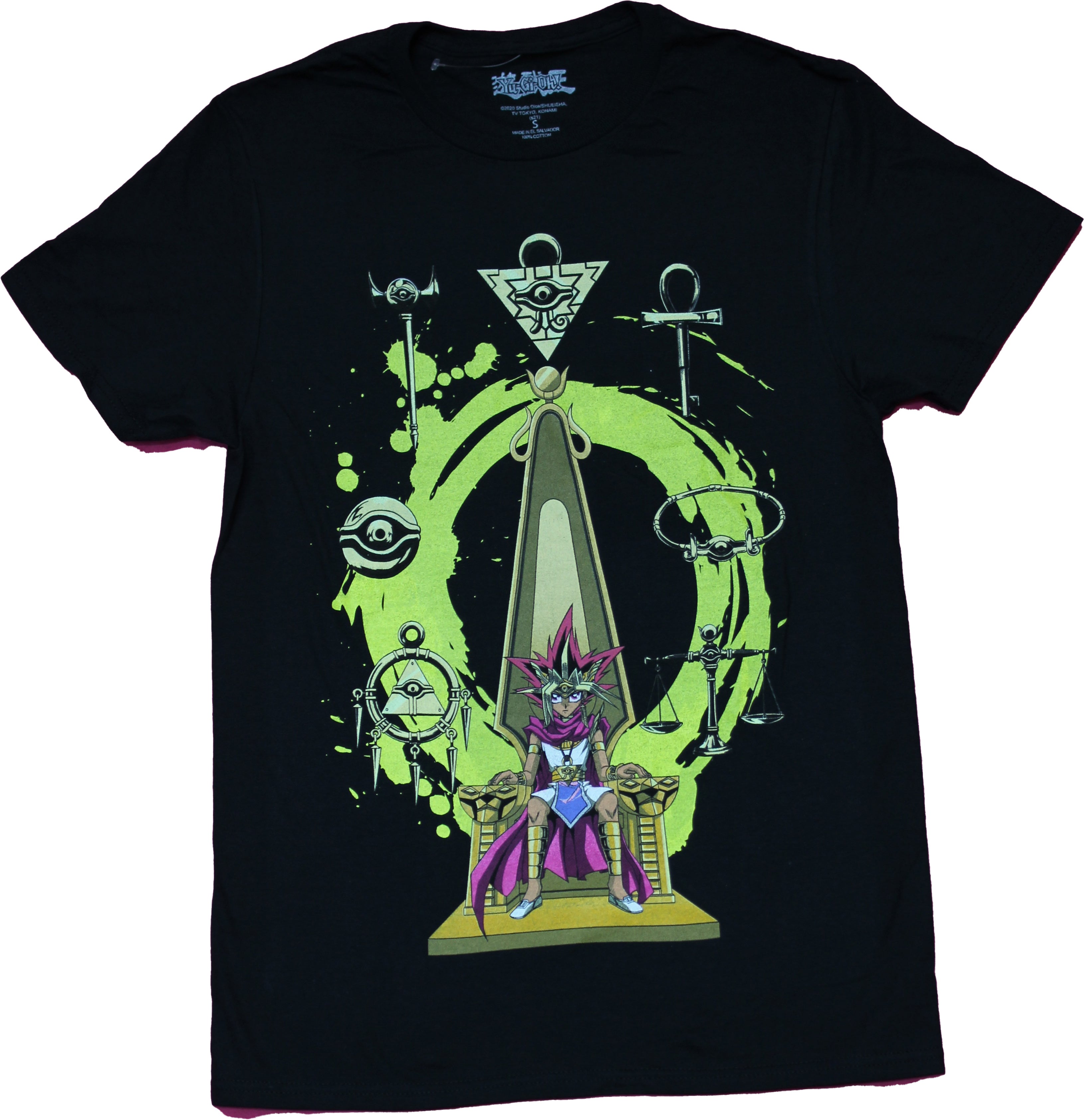 Yu-Gi-Oh Mens T-Shirt - Sitting on Throne Image Hoodie, Sweatshirt | CiraTrend.com