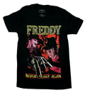 Nightmare on Elm Street Mens T-Shirt - Freddy Iced Out Name Never Sleep Again Hoodie, Sweatshirt | CiraTrend.com
