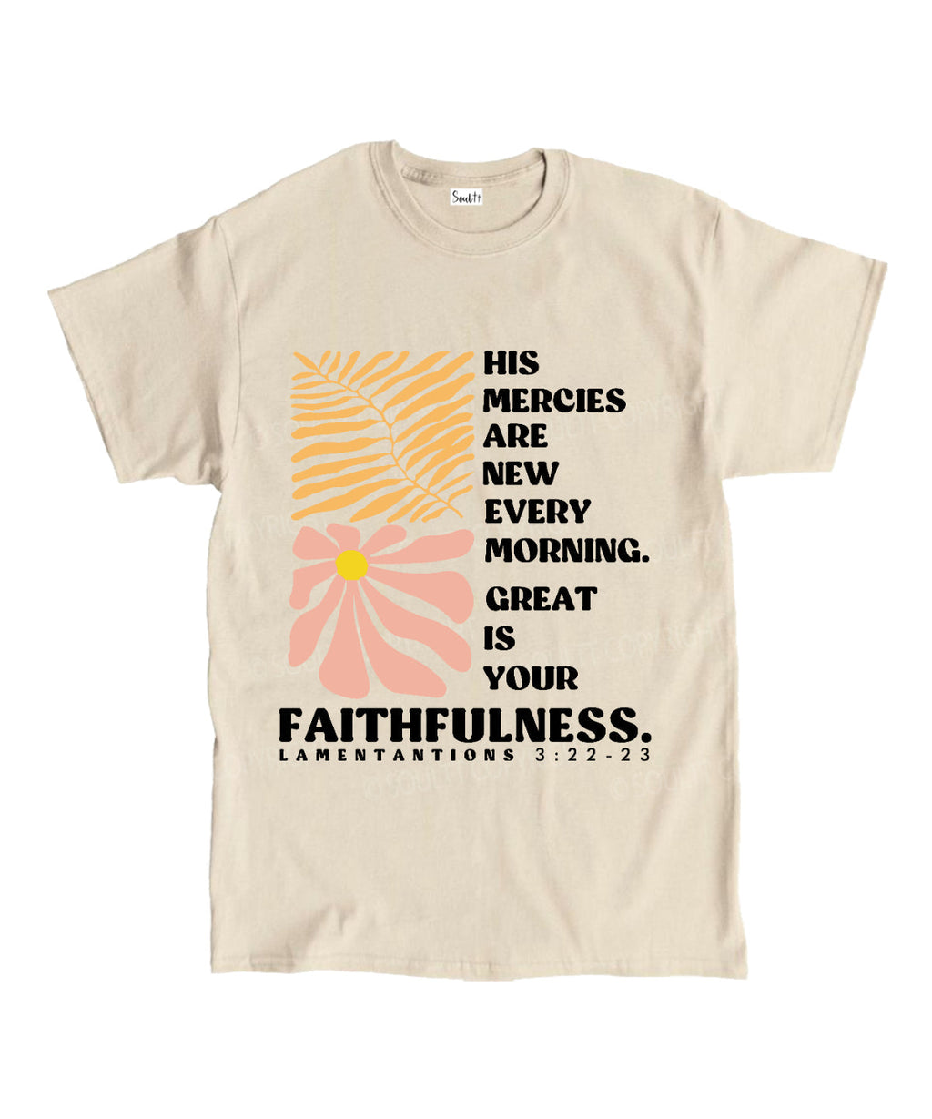 His Mercies Are New Unisex Cotton Christian T-Shirt Style003 Hoodie, Sweatshirt | CiraTrend.com (Image 4)