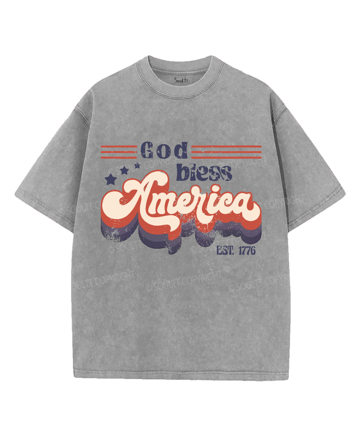 God Bless America Washed Christian Style004 T-Shirts, Hoodie, Sweatshirt