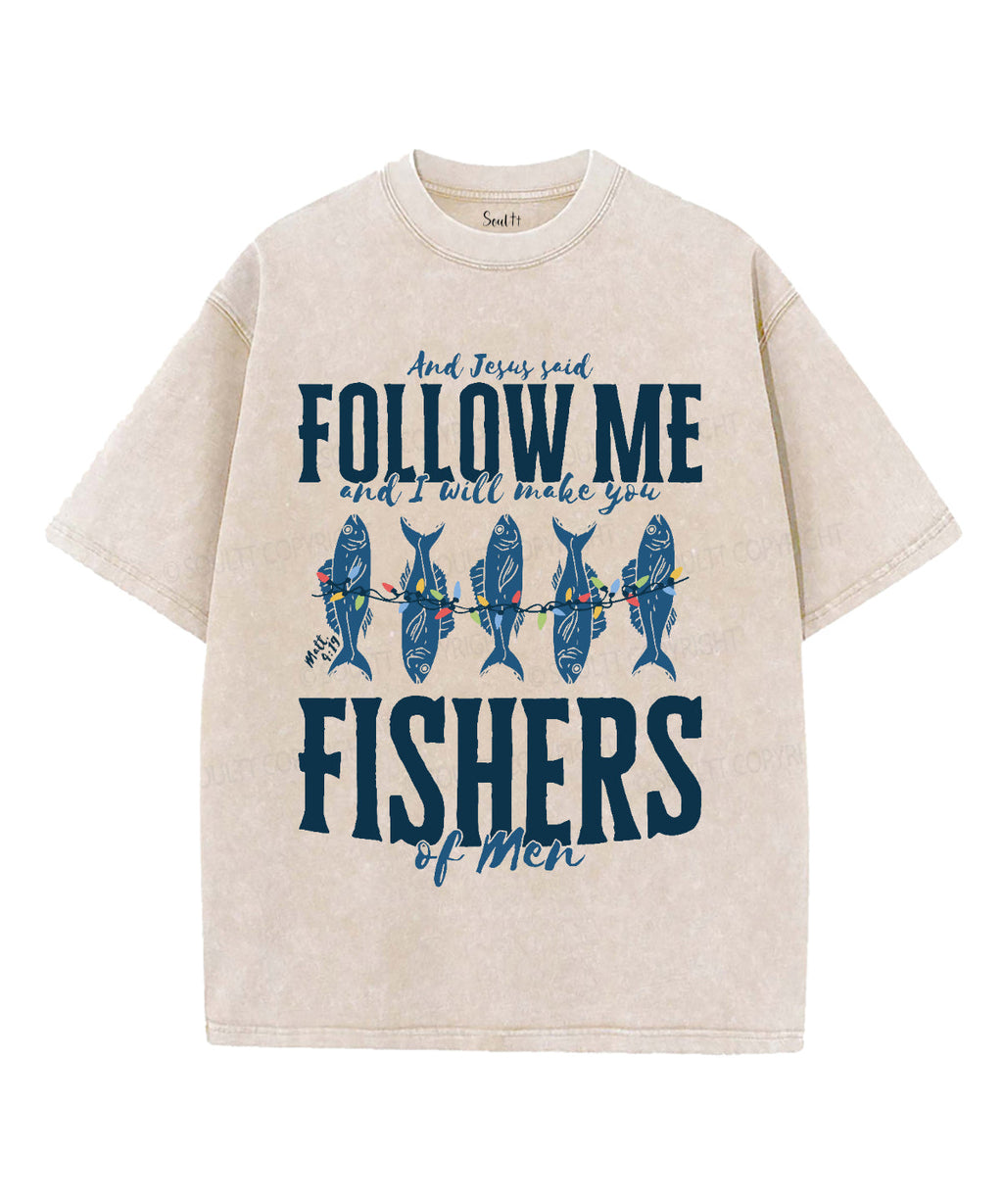 Follow Me Washed Christian T-shirt Hoodie, Sweatshirt | CiraTrend.com (Image 2)