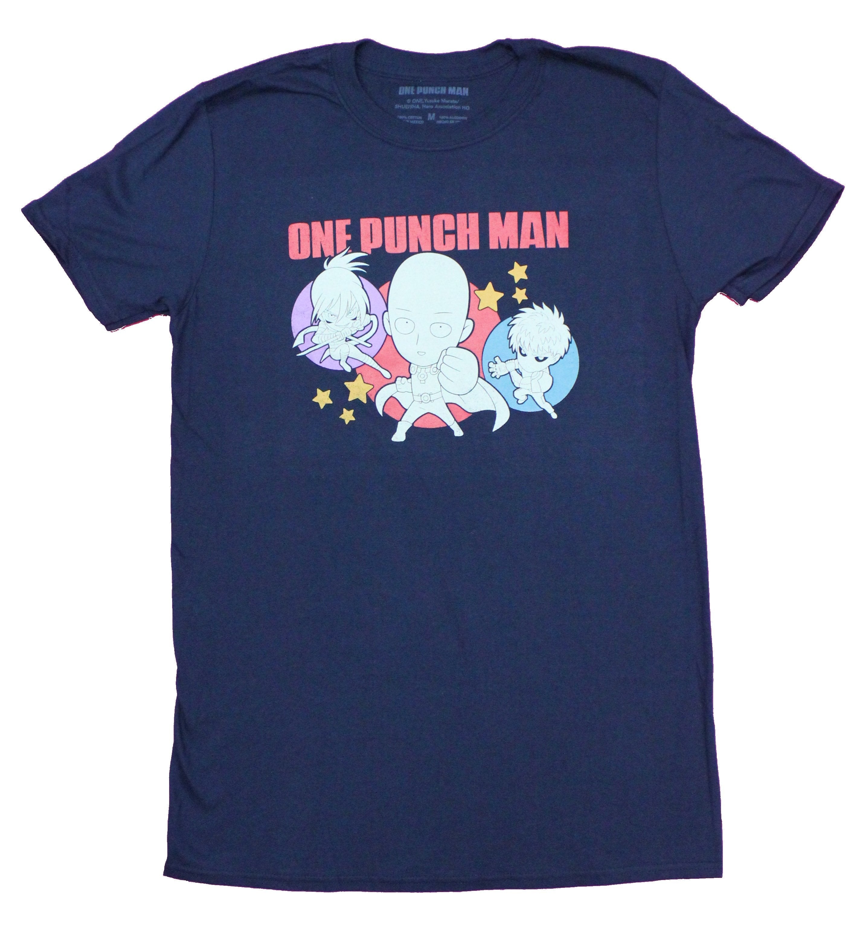 One Punch Man Mens T-Shirt -  Chibi Headed Trio Image Hoodie, Sweatshirt | CiraTrend.com