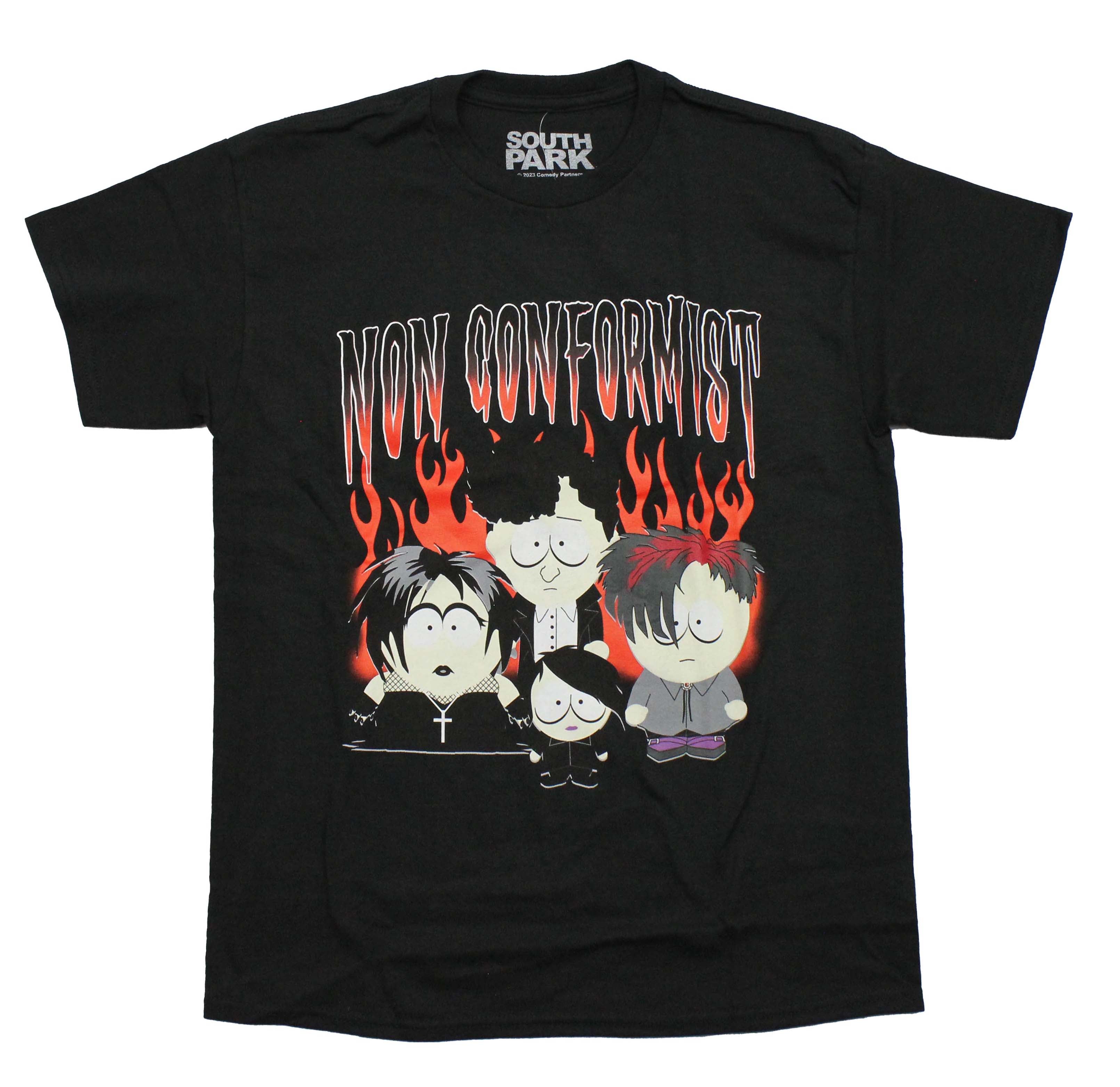 South Park Mens T-Shirt -Goths Non Conformist Group Hoodie, Sweatshirt | CiraTrend.com