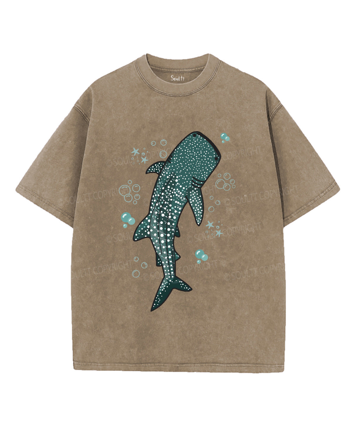 Whale Shark Unisex Washed Christian T-shirt Hoodie, Sweatshirt | CiraTrend.com (Image 5)
