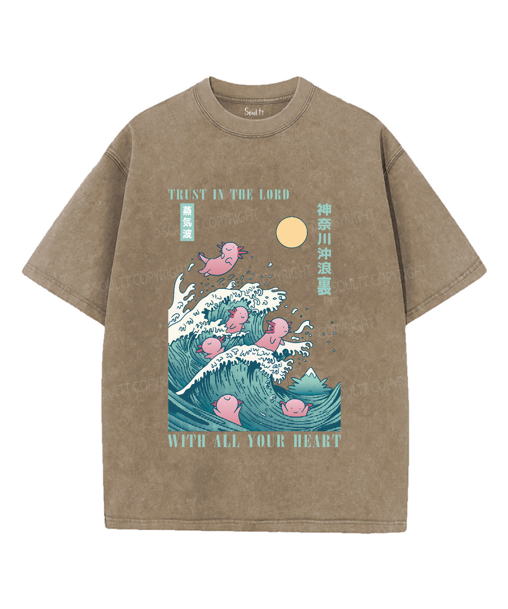 Trust In The Lord Unisex Washed Christian T-shirt Hoodie, Sweatshirt | CiraTrend.com (Image 5)