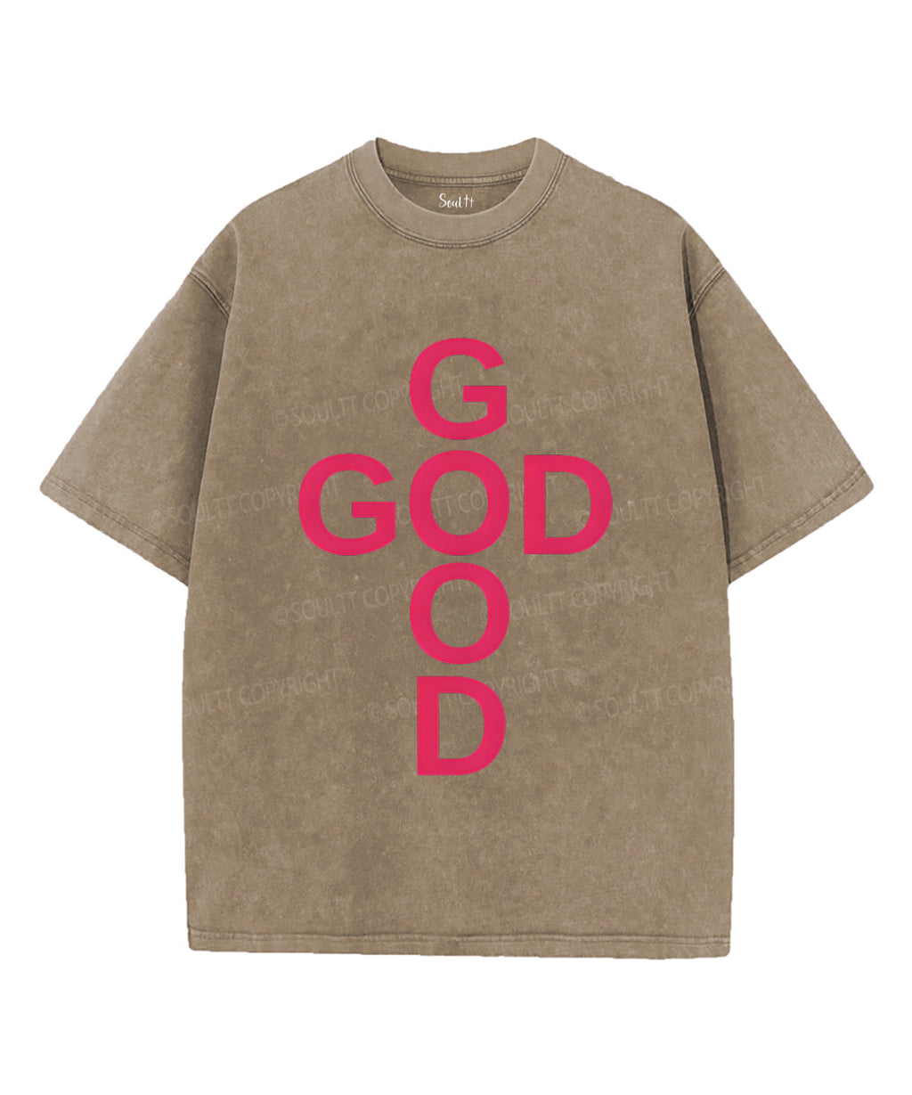 God Is Good Unisex Washed Christian T-shirt Style004 Hoodie, Sweatshirt | CiraTrend.com (Image 5)